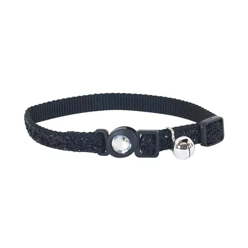 Safe Cat® Jeweled Buckle Adjustable Breakaway Cat Collar with Glitter Overlay Product image